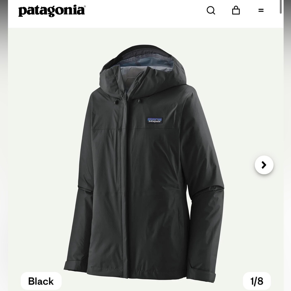 Patagonia Gray and Black Jacket